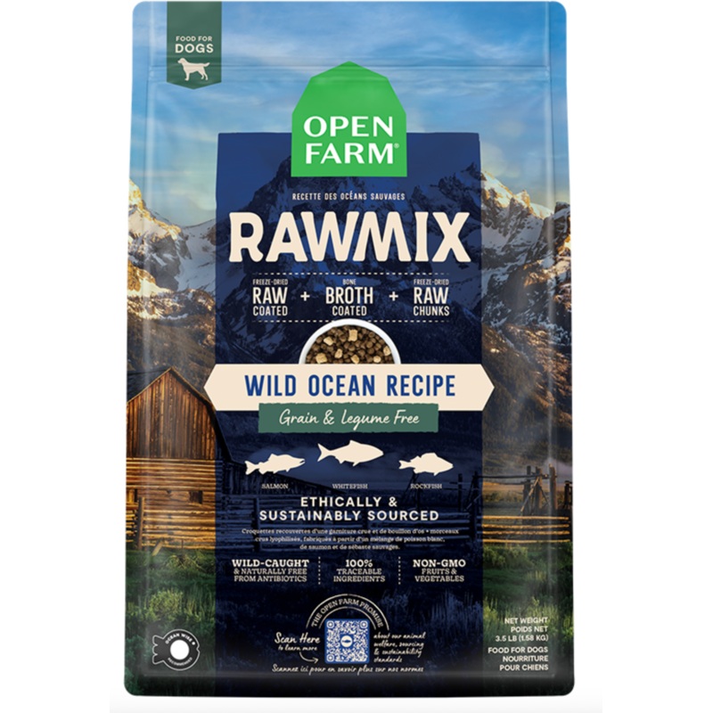Open Farm RawMix GF Wild Ocean Recipe Dog Food