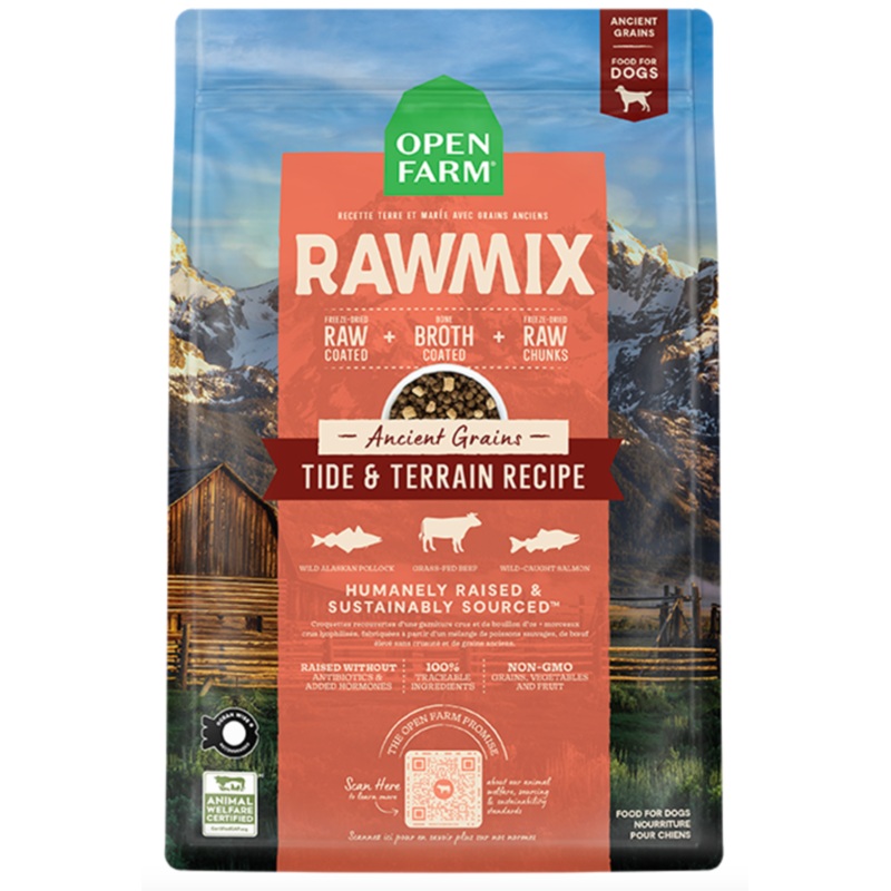 Open Farm RawMix Tide & Terrain Recipe with Ancient Grains Dog Food