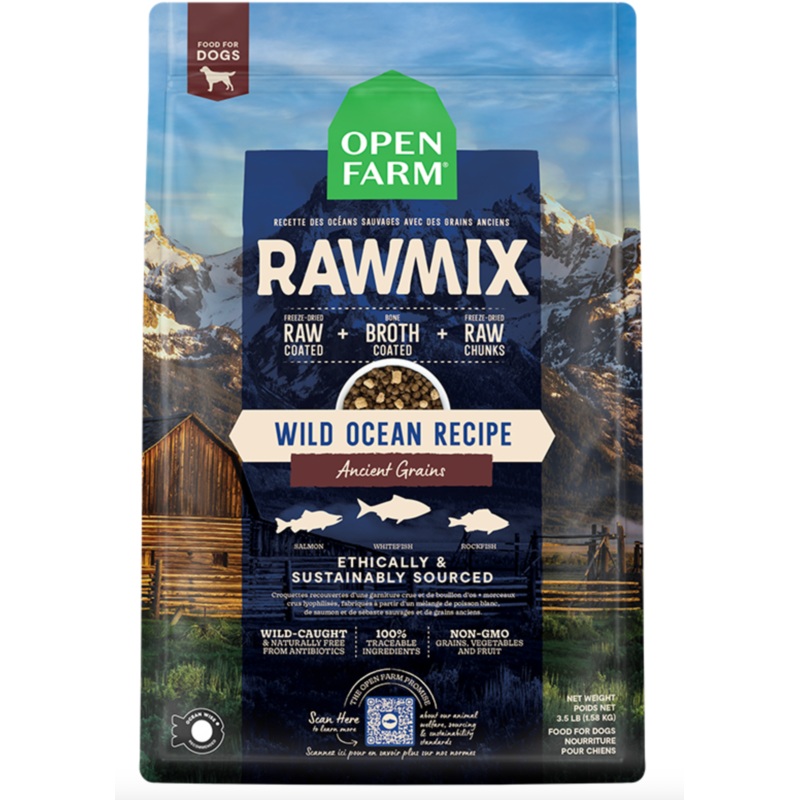 Open Farm RawMix Wild Ocean Recipe with Ancient Grains Dog Food