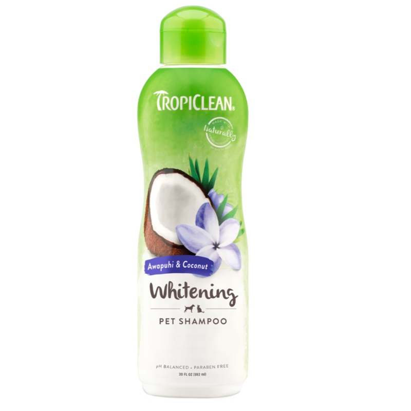 TropiClean Awapuhi and Coconut Whitening Pet Shampoo (20oz/592ml)