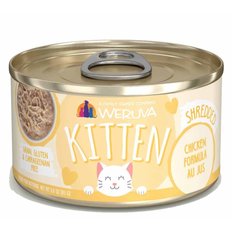 Weruva Kitten Chicken Au Jus GF Canned Cat Food (85g/3.0oz)