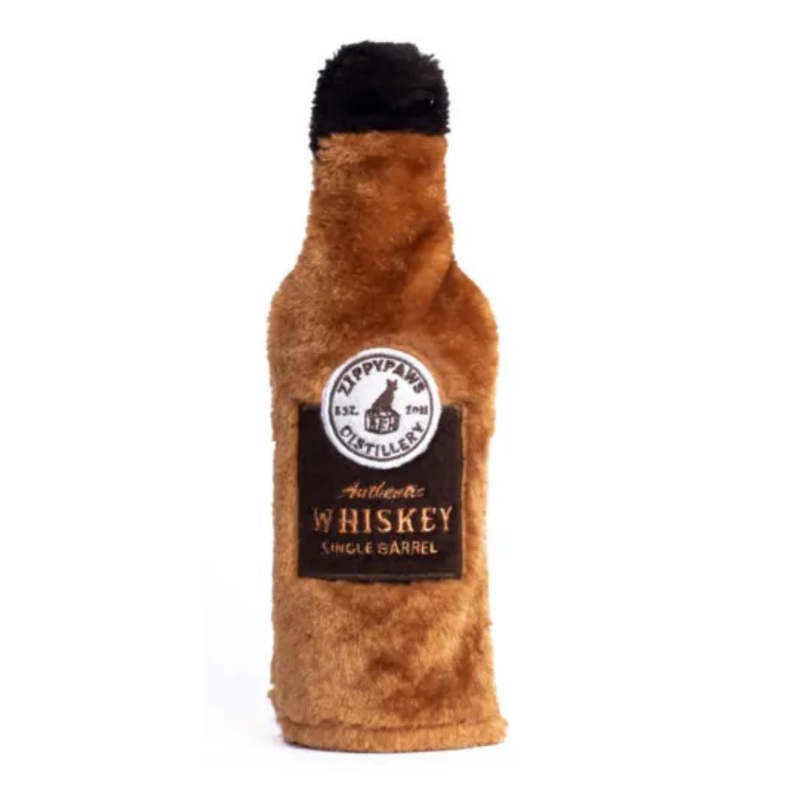 Zippy Paws Happy Hour Crusherz - Whisky Dog Toy
