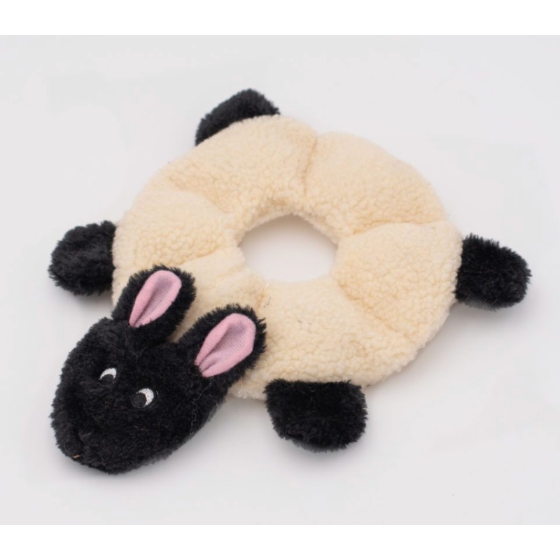 Zippy Paws Loopy - Sheep Dog Toy