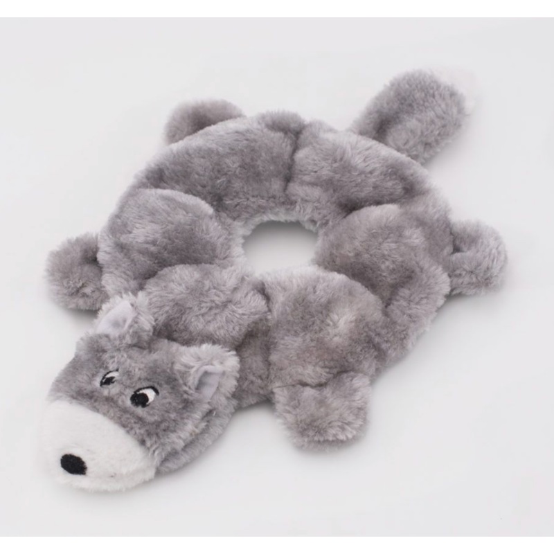 Zippy Paws Loopy - Wolf Dog Toy