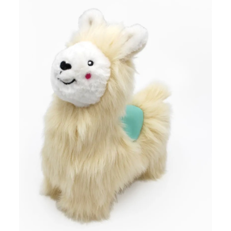 Zippy Paws Wooliez - Larry the Llama Dog Toy