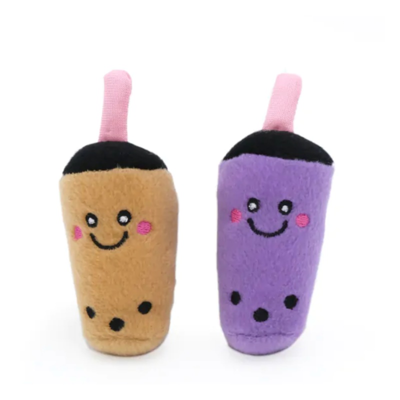 ZippyClaws Nom Nomz - Milk Tea and Taro Cat Toy