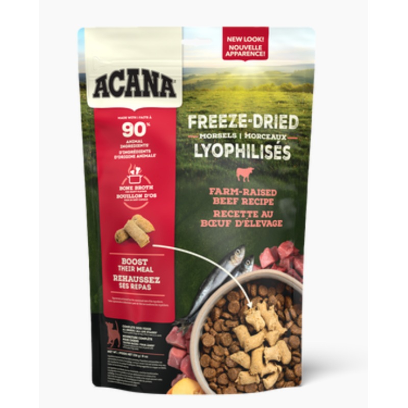 Acana Farm-Raised Beef Freeze Dried Dog Food