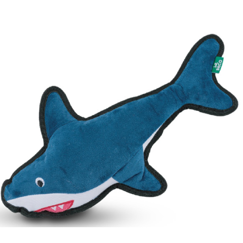 Beco Rough & Tough Recycled - Shark Dog Toy