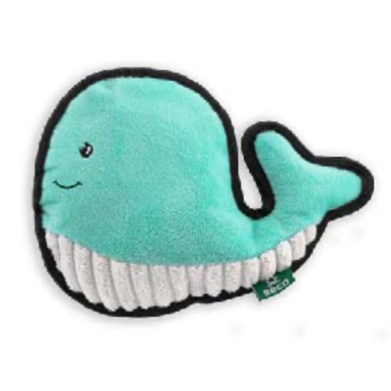 Beco Rough & Tough Recycled - Whale Dog Toy