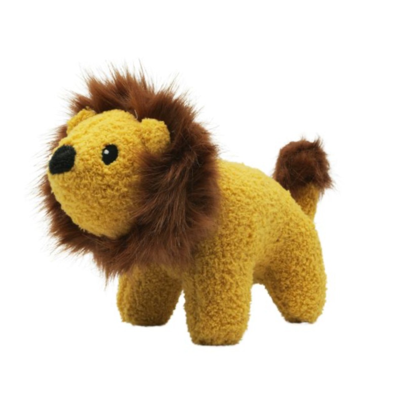 Bud'Z Compact Lion Plush Dog Toy