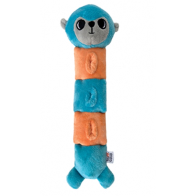 FouFouBrands Hide 'n Seek Caterplushies - Lemur Plush Dog Toy