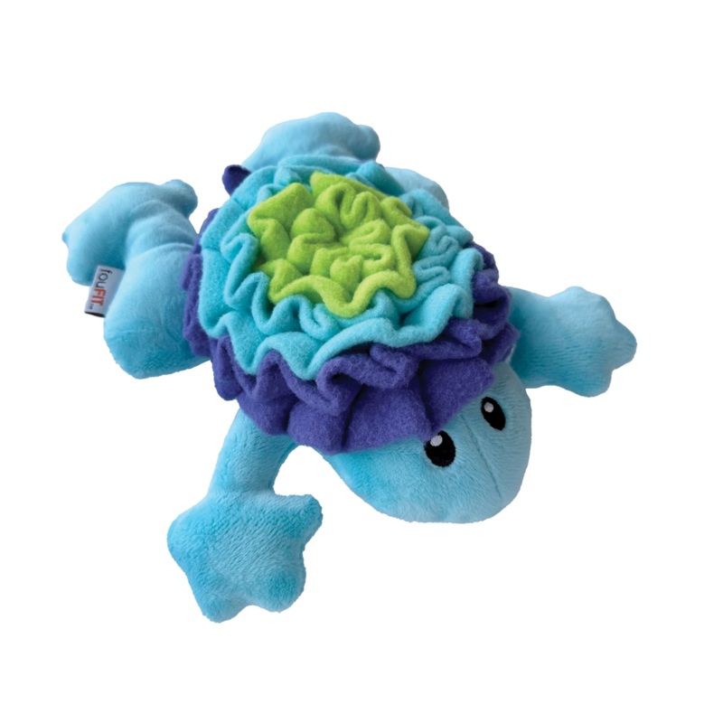 FouFouBrands Hide 'n Seek Under the Sea Snuffle Dog Toy - Frog