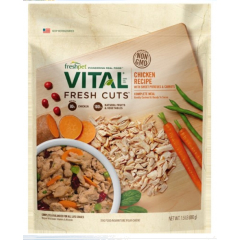 Freshpet Dog Vital Complete Meals Fresh Cuts - Chicken