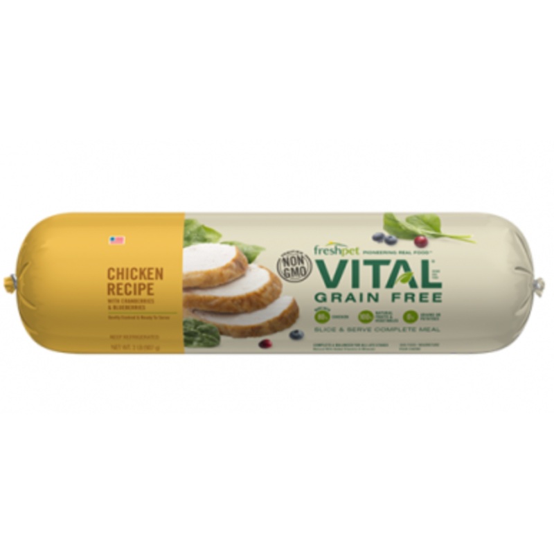 Freshpet Vital GF Roll Chicken Dog Food (907g/2lb)