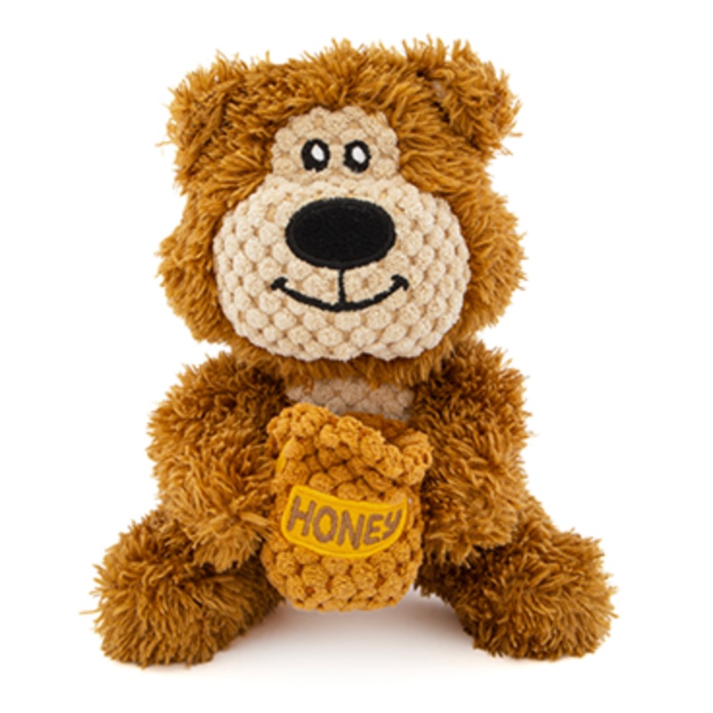 Guru Loveys Bear Plush Dog Toy