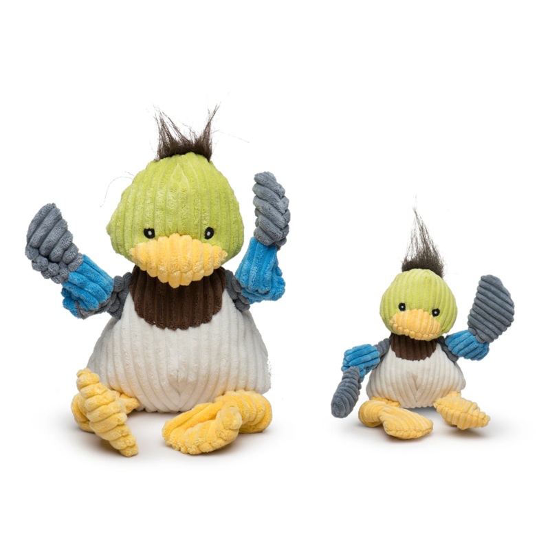 HuggleHounds - Knotties Tuffut - Knottie Dilly Duck Dog Toy
