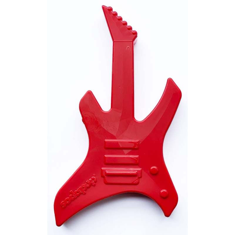 SodaPup Nylon Electric Guitar for Aggressive Chewers Dog Toy