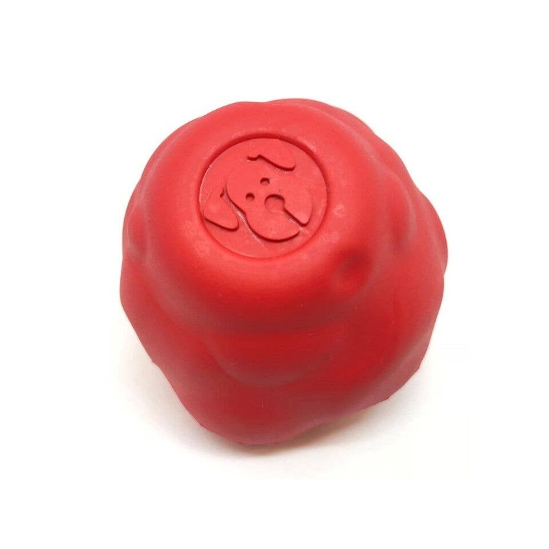 SodaPup Spotnik Asteroid Retrieving Chew Dog Toy - Red (L / 3")