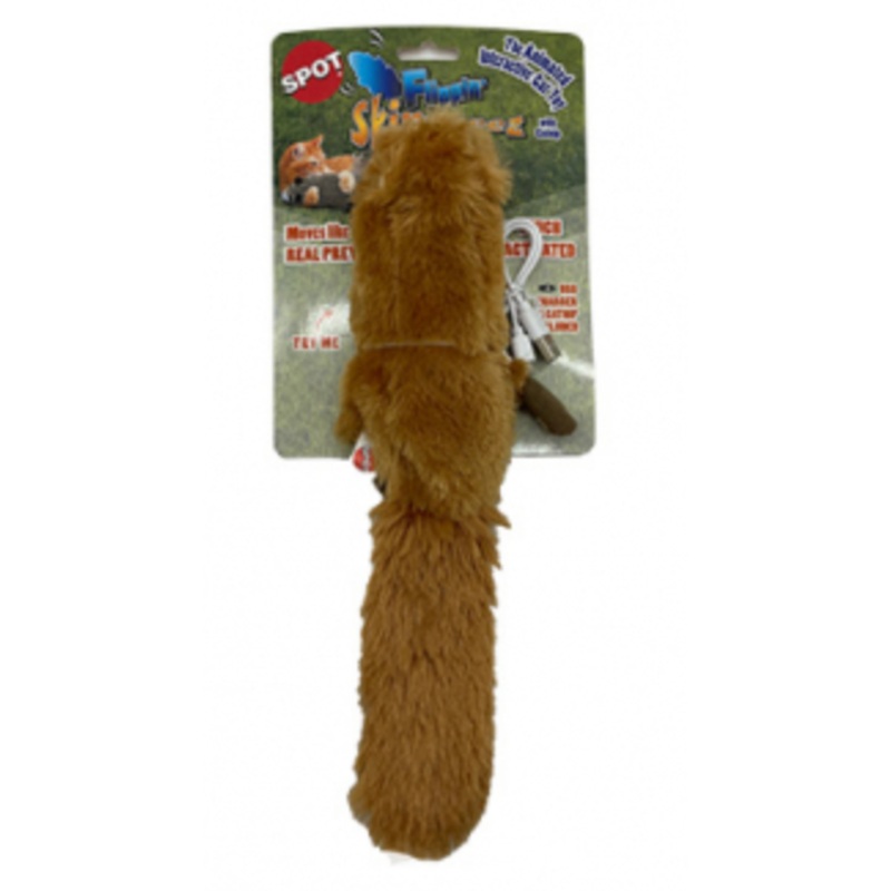 Spot Flippin' Skinneeez Squirrel Cat Toy