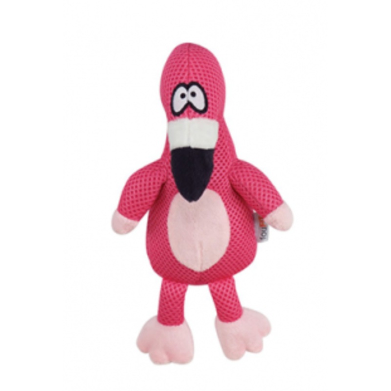 FouFouBrands FouFit Aqua Spiker - Flamingo Dog Toy