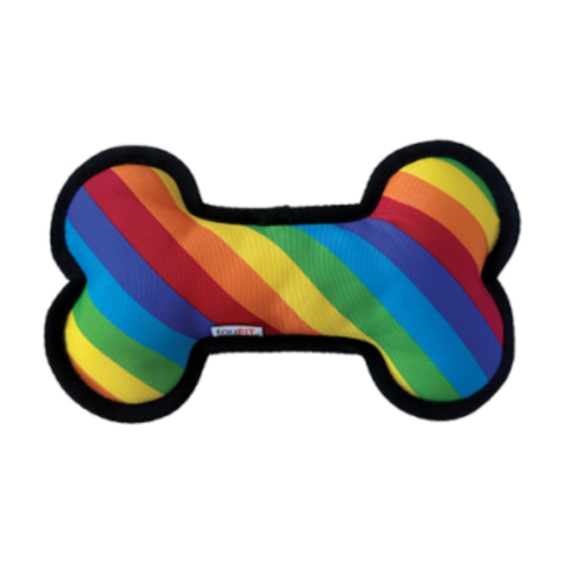 FouFouBrands fouFIT One Love Tough Toys Bone Dog Toy